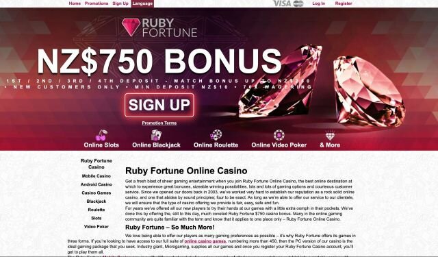 Ruby Fortune Preview