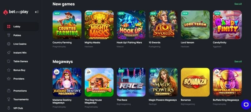 BetandPlay Games Preview